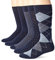 Amazon Essentials Herren Bequeme Gemusterte Anzugsocken, 5 Paar, Marineblau Comic-Style, 41-46