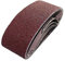 Lot de 10 bandes abrasives en tissu 100 x 610 mm pour ponceuse à bande - Grain 40/60/80/120/180 - Mix abrasives