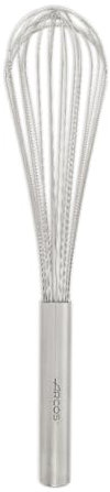 Arcos Batidor de Varillas Manual - Acero Inoxidable para Cocina - 300 mm - Ideal para Mezclar y Batir - Mango Ergonómico - Color Plata