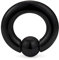 Briana Williams Schwarz Klemmkugelring Captive Bead Ring aus 316L Chirurgenstahl BCR PA Piercing Schmuck(2/2.5/3/4/5/6/8/10mm)
