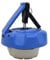 DecoArt LKW AdBlue Tankdeckel, Blau/Weiß, Metall/Kunststoff, abschließbar, Innendurchmesser 60 mm, für DAF, VOLVO, SCANIA, MAN, IVECO, RENAULT, MERCEDES LKW