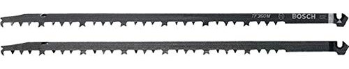 Bosch 2x PRO Wood TF350M Tandemsägeblatt-Set (für Bauholz, Bauholz, Länge 408 mm, Professional Zubehör Tandemfuchsschwanz)