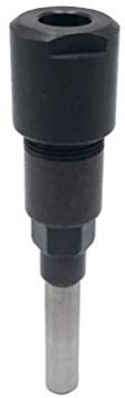 DOITOOL 8mm Schaftfräser Verlängerung Edelstahl Verlängerungsstange für Graviermaschinen Flachkantenschneider schwarz