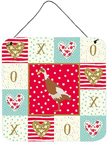 Caroline's Treasures Wanddekoration, Motiv: indische Laufente in Entenform, Mehrfarbig