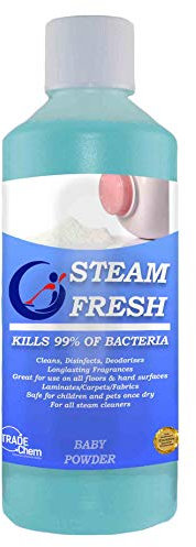 Steam Cleaning Detergent Solution Cleaner Fluid- Steam Fresh 500ml (Baby Powder)