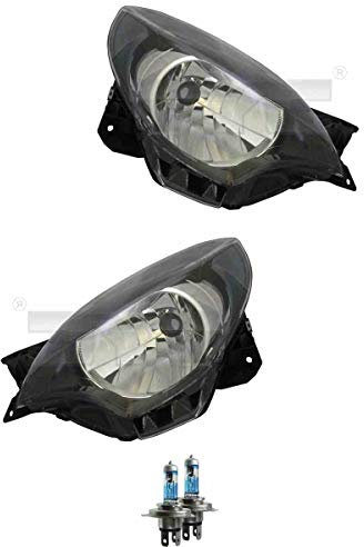 EISENFELS Bundle Set 70799270 Scheinwerfer rechts & links + Leuchtmittel H4 NIGHT BREAKER kompatibel mit Twingo II CN0_