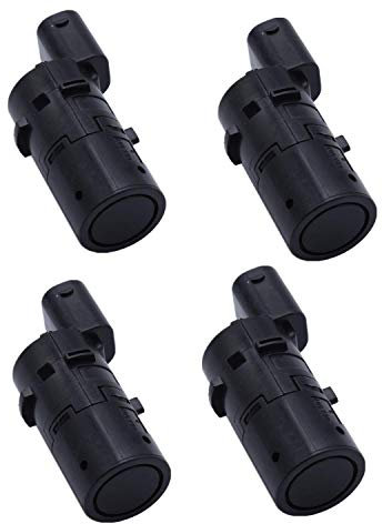 TAKPART 4x PDC Parksensor Einparkhilfe für E60 E61 E63 E46 E65 X5 E53 Z4 66206989069(Schwarz)
