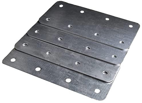 4 Stück Gartenverbindungsplatten, Klammern, DIY Befestigungsplatten