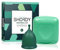 SHORDY Coppa mestruale, confezione singola (Large) con scatola, flessibile, coppetta mestruale | Up to 12 ore di comfort, Eco-Friendly & Saffer Alternative to Pads & tamponi (verde)