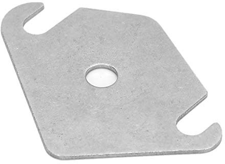 Junta de Válvula EGR, Junta de Placa de Bloque Ciego EGR de Acero Inoxidable, Apta para Motores - 1.4 Y 1.6 HDI(Con agujeros)