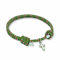 arana's - Bracelet corde nautique et argent sterling | homme femme enfants | Bracelet marin réglable avec croix | Surfeurs maritimes tressés faits à la main, Nylon Argent sterling
