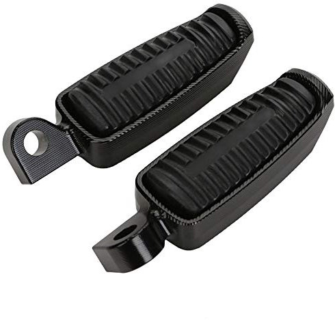 Riloer Repose-pieds moto 45 degrés noir pour Ha-rley Sportster XL 883 XL 1200 V-Rod Low Hugger