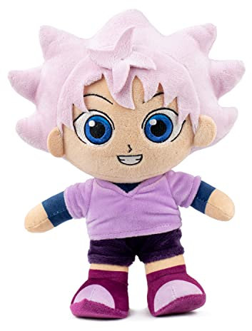 Hunter X Hunter Charakter Kuscheltier - 28Zm - Gon, Killua, Kurapika, Hisoka - Super Soft Qualität (Killua)