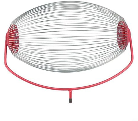 HEIBTENY Recolector de frutos secos, recogedor de frutos, recogedor de frutas, rollo de cosecha de aleación de aluminio, para jardín, recogedor de nueces, castañas, bellotas (cabeza de bola grande)
