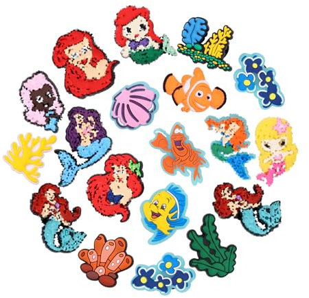 TOPWAYS Shoe Charms for Croc,Cartoon PVC Shoe Charms Decoration for Kids Teens Boys Girls Men Women Party Birthday Christmas Gifts Clog Decoration Cartoon Accessories