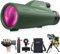HUTACT Telescope Monoculaire Puissant Adultes: 12x56 Longue Vue Puissante avec Prisme BAK4 et lentille FMC - Jumelle Monoculaire pour l'observation ornithologique et la randonnée