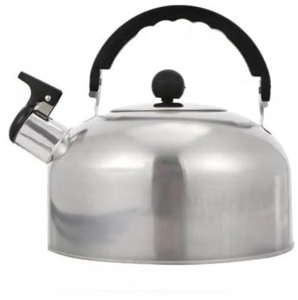 Bollitore per piano cottura, teiera da cucina in acciaio inox da 3 litri con manico ergonomico, bollitore a fischio per piano cottura a gas, bollitore da cucina per acqua bollente