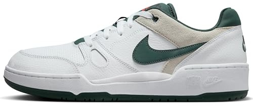 NIKE Herren Full Force LO COB Sneaker, White Vintage Green Sea Glass, 44 EU