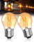 Lamptobe Edison Vintage LED Glühbirne E27 4W Dimmbar, Warmweiss 2700K, E27 LED Filament Ideal für Retro Beleuchtung im Hotel Café Haus Bar, 2 Stück