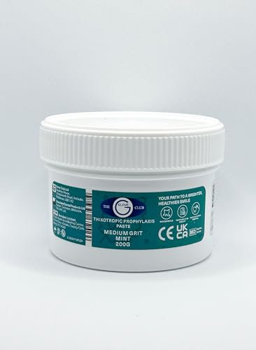 Glove Club Ltd Prophy Paste Thixotropic Mint 200gram Medium Grit Pink Teeth Polishing Cleaning Stain Removal
