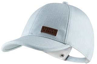 Sterntaler Basecap Jeans - Jungen Baseball Cap mit Metallschließe zur Größenregulierung - Sommer Basecap in Denim Optik - Sportive Baby und Kinder Schirmkappe, UV-Schutz 50+, helltürkis, Größe 57