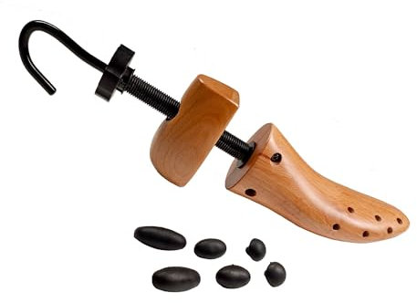 Esvioniq 2-way Wooden Shoe Stretcher for Adjusting Shoe Width and Length for Men & Women Shoes,Shoe Expander (1-Pack, Women's Medium (UK 5.5-7))