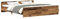vidaXL Bettgestell ohne Matratze, Bett, Doppelbett, Schlafzimmerbett, Schlafzimmermöbel, Bettrahmen mit Lattenrost, Altholz-Optik 180x200cm Holzwerkstoff