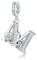 Letter Charms für Pandora Armbänder Silber Alphabet Initiale Charms M Bead Anhänger Schmuck Geschenk für Frauen Mädchen