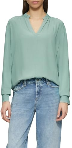 QS Viskosebluse mit Smok-Detail an der Schuler