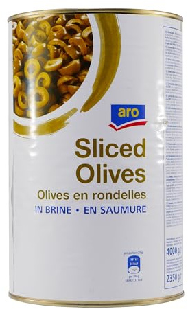 aro Sliced Grüne Oliven in Scheiben 4,0KG