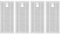 (4 Piezas) M310 filtros HEPA piezas de reemplazo compatibles con aspiradora robot lefant M310, kit de accesorios de filtros, filtro de vacío