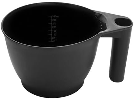Kit de coloration capillaire, boîte de teinture pour cheveux ergonomique, 15 x 8,2 x 8,3 cm, bol de teinture pour salon avec marqueurs de mesure, outil professionnel antidérapant et compact