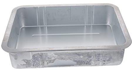 CONGARTENO Steel Oil Drain Pan Car Tool Large Capacity Zinc-plated Oil Drip Tray Practical Auto Parts Cleaning Pan Suitable for Vehicle and Maintenance