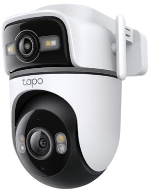 TP-Link Tapo TC47 Videocamera di sicurezza outdoor motorizzata 2K con doppio obiettivo (OUTDOOR DUAL LENS PAN/TILT SEC CAM)