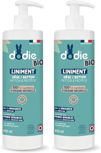 Dodie Liniment Oléo-calcaire Bio - dès la naissance - 400ml (Lot de 2)
