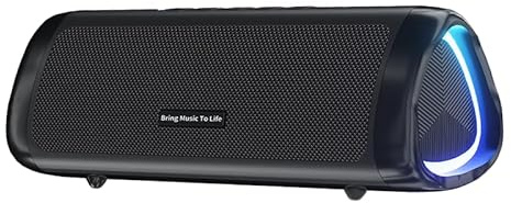 XDOBO BMTL Try&Go Mood Bluetooth Lautsprecher 20W Tragbarer Wireless Speaker mit Tiefem Bass, Bluetooth 5.3, RGB Licht, Bis zu 24H Wiedergabezeit, USB-C Laden, Outdoor Lautsprecher