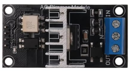 Ehwisbe AC Dimmer Module AC Light Lamp Dimming and Motor Dimmer Module 1channel 3.3V/5V Logic 4 8A-400V