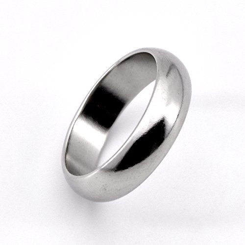 Doowops Silber gewölbte 2,5D PK Ring stark magnetisch Ring für Magician Professionelles Magic Tricks Zubehör, Close Up, Stage, Magic Tricks, Gimmick, Silber, 18mm