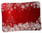Tischsets I Platzsets Weihnachten Weihnachtsbaum mit Schneekristallen- 12 Stück 44 x 32 cm in Aufbewahrungsmappe - Die besondere Tischdekoration für Weihnachten, Advent oder Weihnachtsfeier