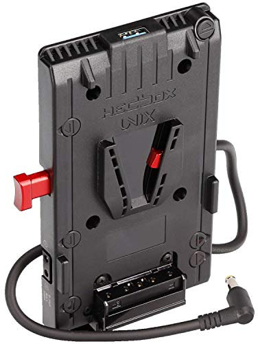 HEDBOX Unix-SO - V-Mount Akkuplatte mit 3X D-Tap und USB, für Sony DV, Anschlusskabel (Sony C-Pin)