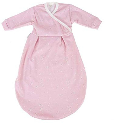 Popolini Felinchen Schlafsack Bio-Baumwolle (Splinter Rosa, 50/56)