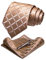 JEMYGINS Cravate or Carreaux Homme en Soie et Pinces à cravate Carre de poche Set(4)