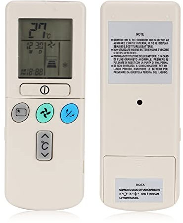 Bindpo Télécommande de climatiseur, Bureau de ménage de Remplacement de télécommande de climatiseur de Refroidissement Universel pour Hitachi/RAR-2A1/RAR-52P1/RAR-2SP1/RAR-3U4/RAR-2P2