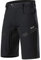 ARSUXEO Herren Fahrrad Kurze Hosen Lockere Passform Radhose mit Feuchtigkeitsableitendem Bund 2006 Schwarz L