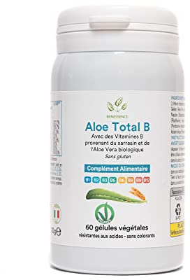 Vitamines B et aloe vera biologique : Aloe Total B - 60 cps