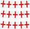 10M/33FT Fabric St Georges England Bunting Polyester Banner 30 Flags for Street Party Football Rugby Cricket Day World Cup Decoration England Sport celebration, Street party, BBQ Party and more (2)