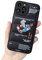Cairiocoin Ins Off Sports Shoes Brand Puffer Phone Case Compatible w/ iPhone 14 Pro 6.1 inch, Sneakers White Label Pattern Graphics Soft Silicone Full Body Shockproof Protective Case, Black
