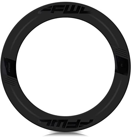 BUSEB Fahrrad Rad Aufkleber FFWD F9R Rennrad Aufkleber Carbon Ring Felgen Dekoration Aufkleber Radsatz Aufkleber wasserdichte Aufkleber (Color : Bright Black)