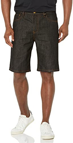 LRG Herren True Straight Jeans Lässige Shorts, Rohschwarz, 49