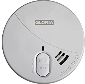 MBS FIRE R-5 Rauchwarnmelder mit 5 Jahren Garantie und wechselbarer 9V Block Batterie